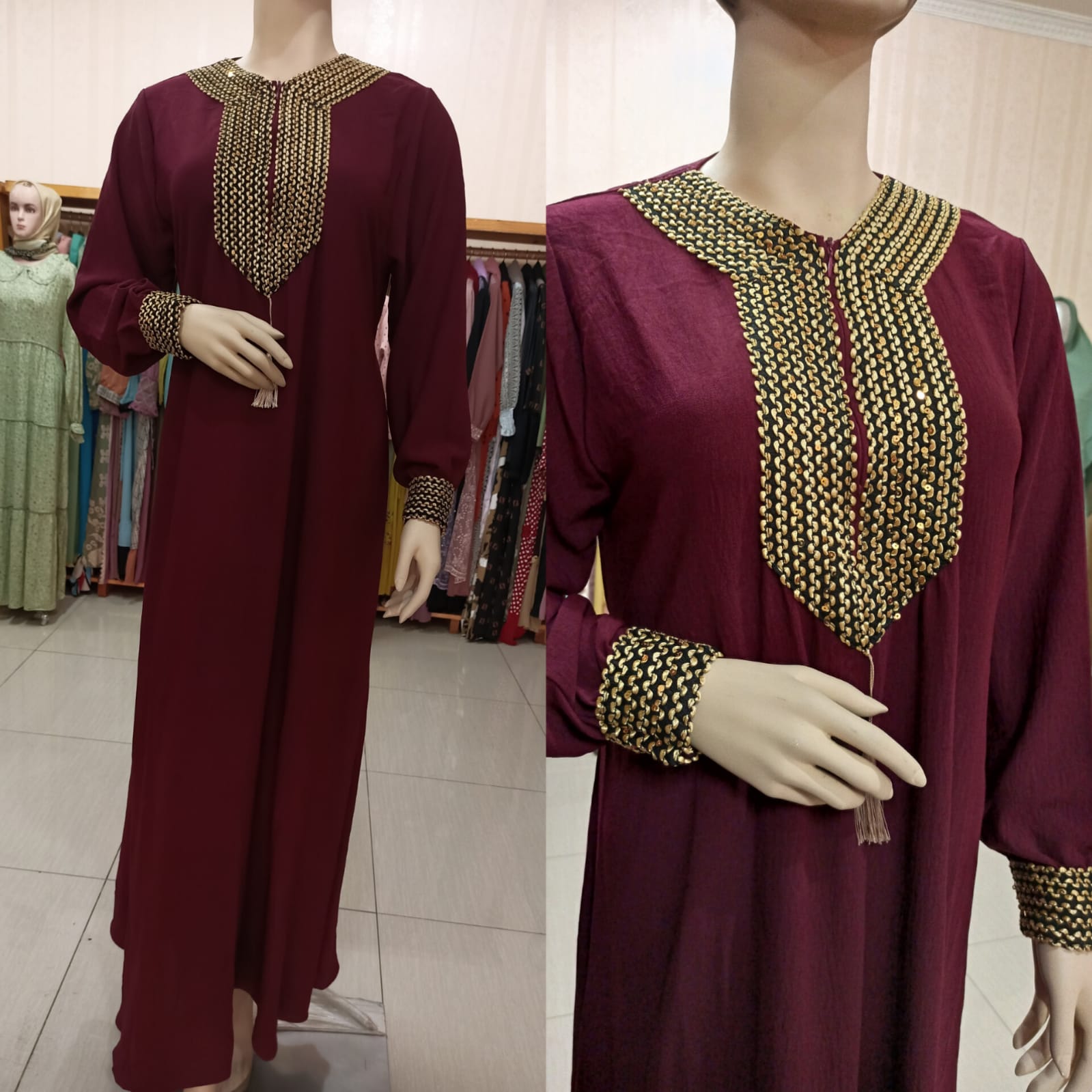 gambar gamis bagus depok